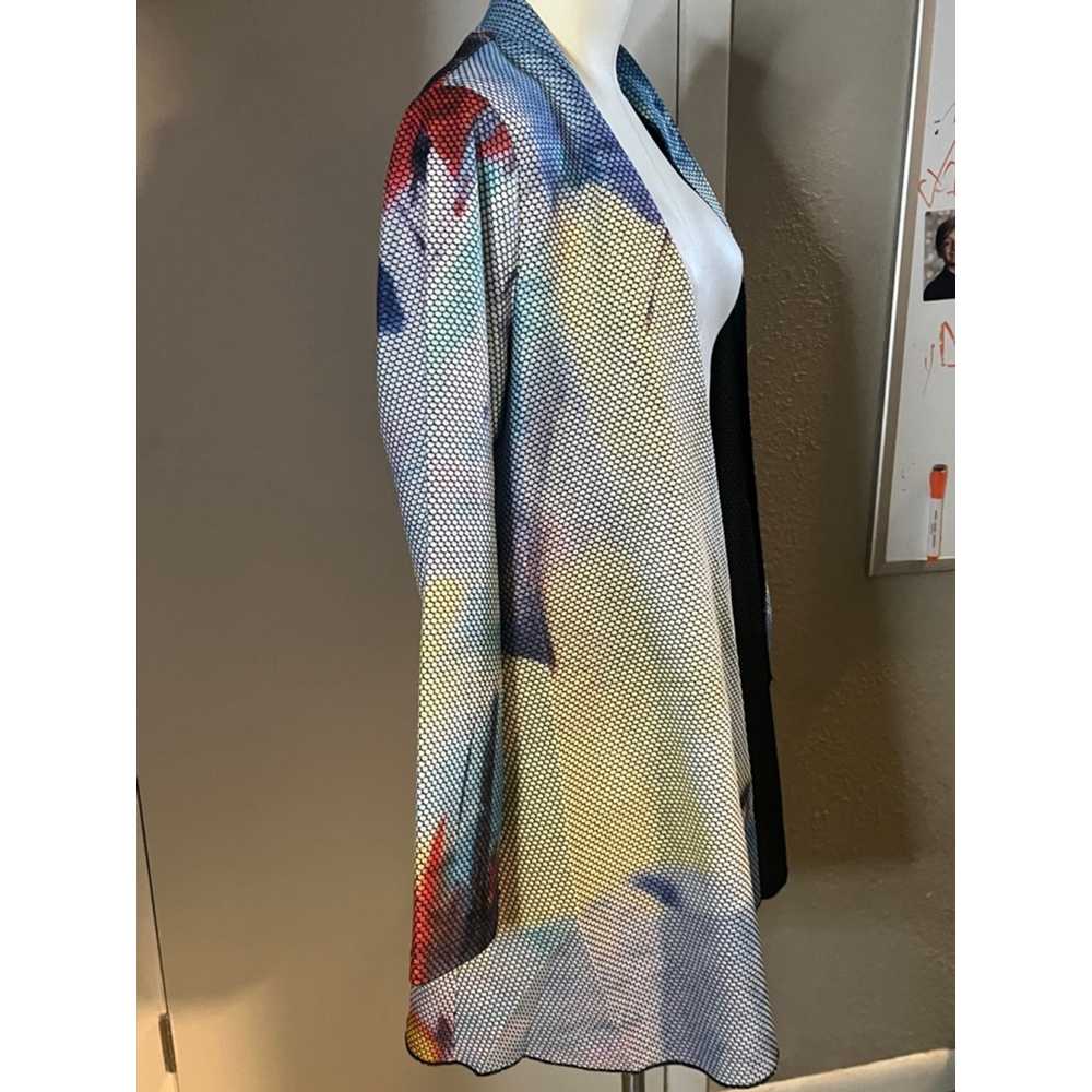 Nwt womens cardigan jackt retro style by radzoli  multicolor - Picture 4 of 14